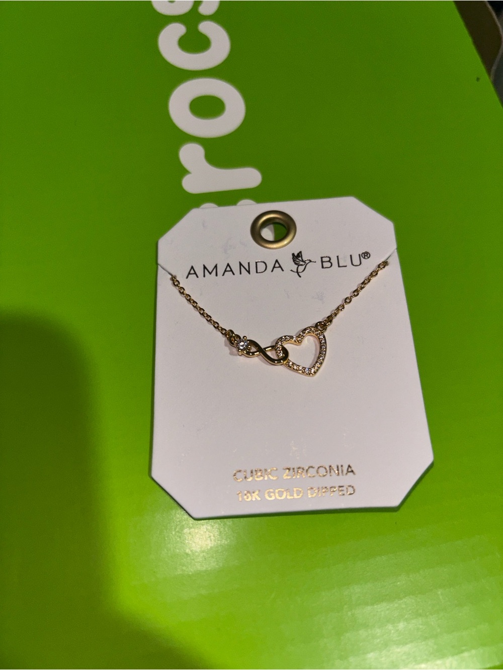 Amanda Blu 18K Gold Dipped Open Heart Necklace in Gold